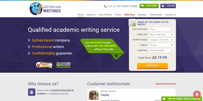 From inquiry to academic writing website