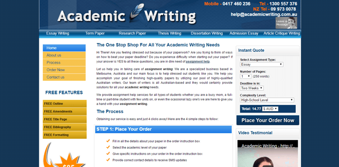 academic writing service australia