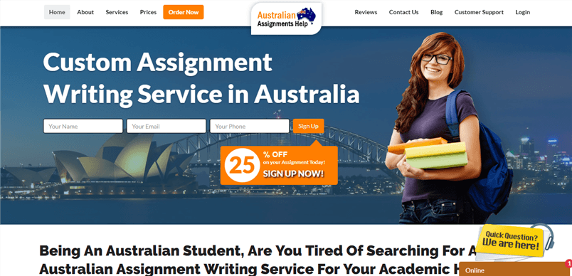 Online assignment creator australia